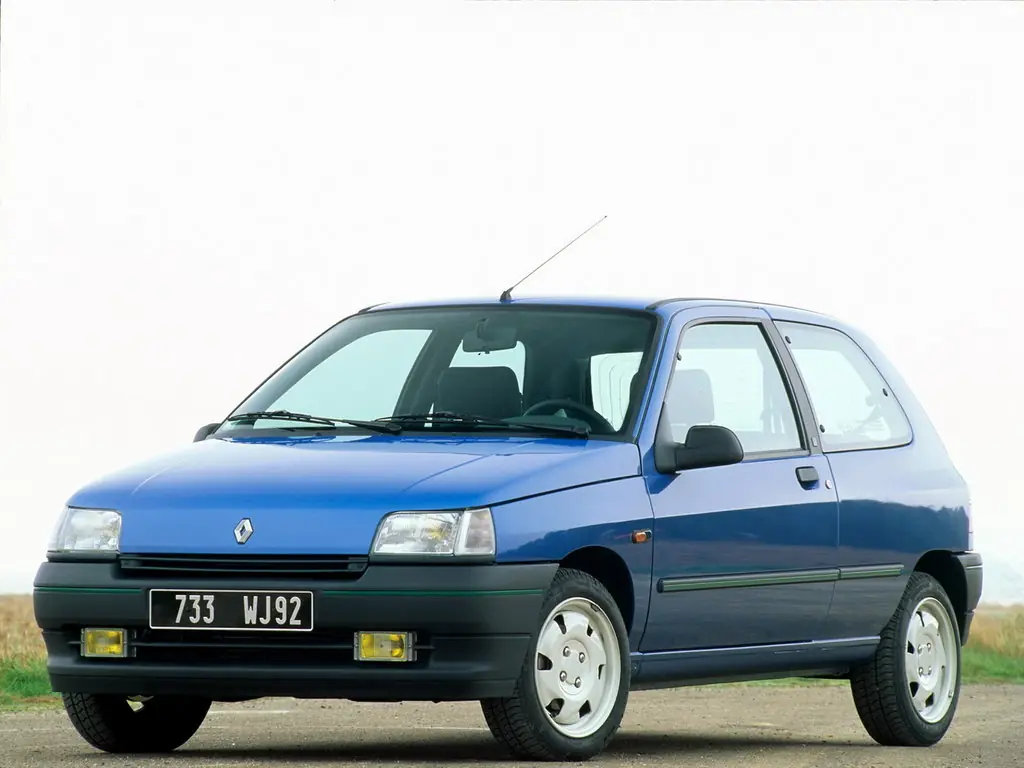 Renault Clio (C576,  C57L, C579, C57A,  C57S,  357F,  357J,  357L,  357R, C57C,  C57U, C57D, C57J, C57R, C57T,  C57Y, C57_) 1 поколение, хэтчбек 3 дв. (05.1990 - 02.1994)